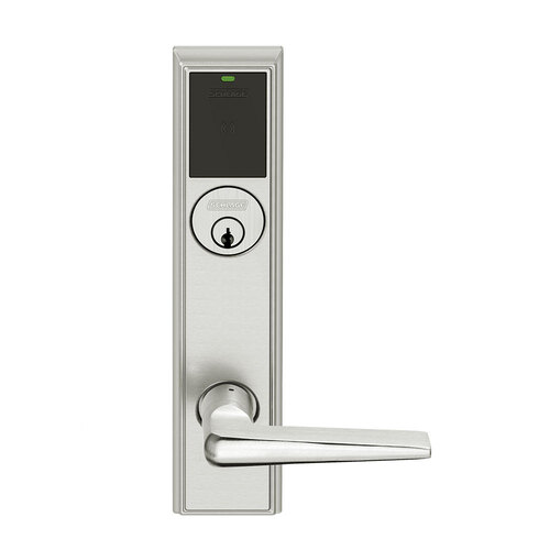 Wireless Mortise Lock Satin Nickel Plated Clear Coated