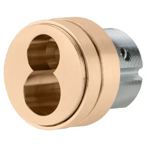 Full Size Interchangeable Housing Less Core with Compression Ring, Spring, 3/8" Blocking Ring, and K510-730 Cam Satin Bronze Finish