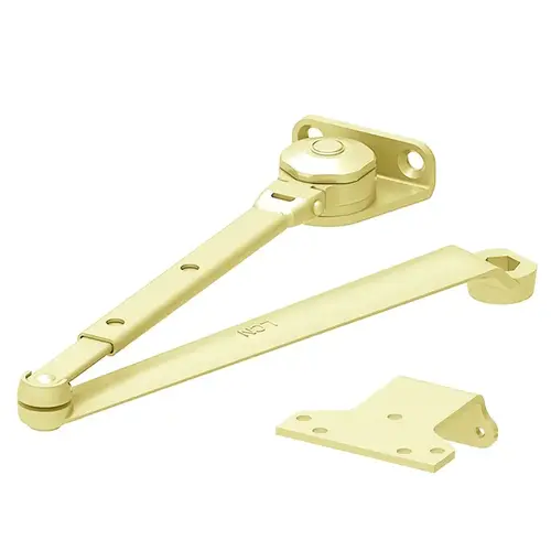 Hold Open Arm with 62PA for 4040XP Bright Brass Finish