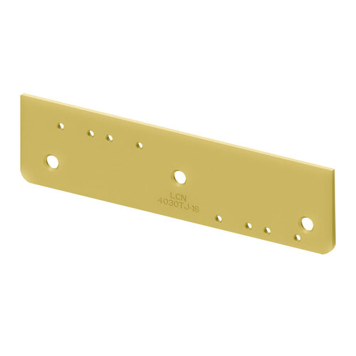 Door Closer Mounting Plates Satin Brass Painted