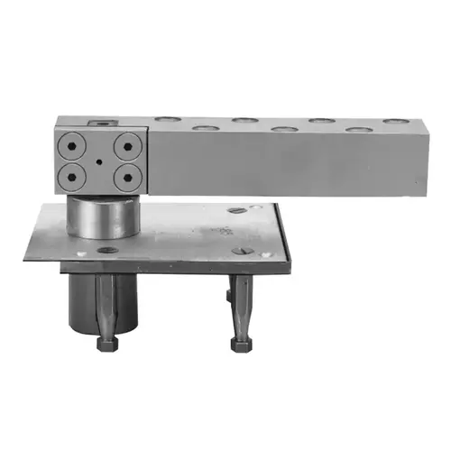 Rixson H117-3/4 587 LTP 626 Center Hung Pivot for 1-3/4 In. Doors, Less Top Pivot, H Arm, Satin Chromium Plated