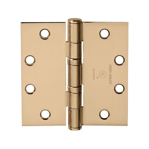 Hinges Bright Bronze Clear Coated