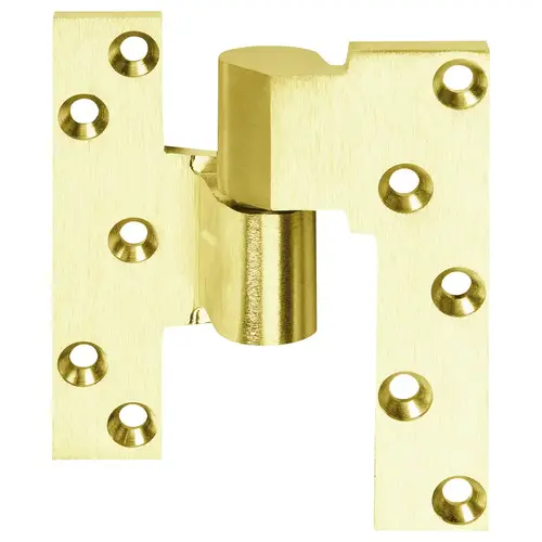 3/4 Offset Intermediate Pivot, 1-3/4 Door, Left Hand, Bright Brass