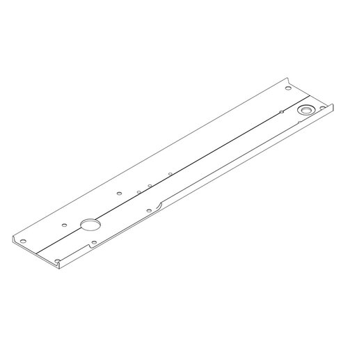 Door Closer Mounting Plates Aluminum Painted