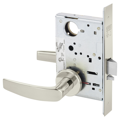 Manufacturing Mortise Lock Bright Nickel Plated Clear Coated