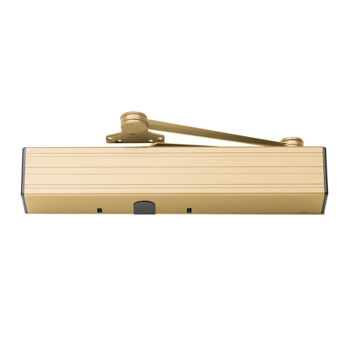 Handicap Accessible Surface Mounted Parallel Arm and TBSRT Thru Bolts Adjustable 1-5 Automatic Operator with Extra Duty Arm and TBSRT Thru Bolts 696 Brass Finish