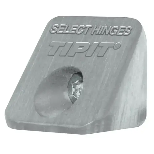 SELECT TIPIT RETROFIT HOSPITAL TIP FOR CONCEALED HINGE GRAY