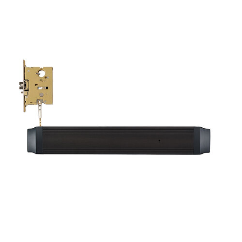 Exit Device Dark Bronze Anodized Aluminum