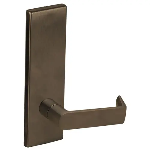 Lock Mortise Trim Set Dark Oxidized Satin Bronze Oil Rubbed