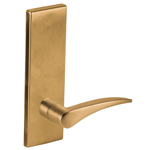 Lock Mortise Trim Set Satin Bronze Clear Coated