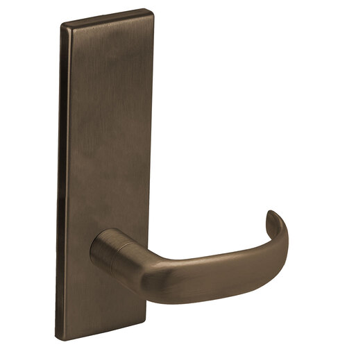 Lock Mortise Trim Set Dark Oxidized Satin Bronze Oil Rubbed