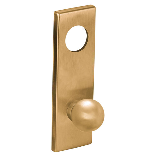 Lock Mortise Trim Set Satin Bronze Clear Coated