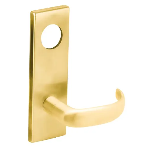 Lock Mortise Trim Set Bright Brass