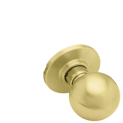 A25D ORB 606 Cylindrical Lock Satin Brass