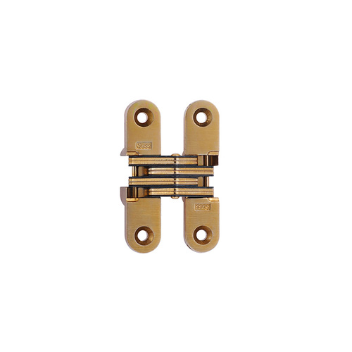 208 INV HNG 2-3/4IN US4 1EA 208 SER 2-3/8IN INVIS HINGE 1 INCH MIN DOOR THICKNESS 1 EACH SATIN BRASS