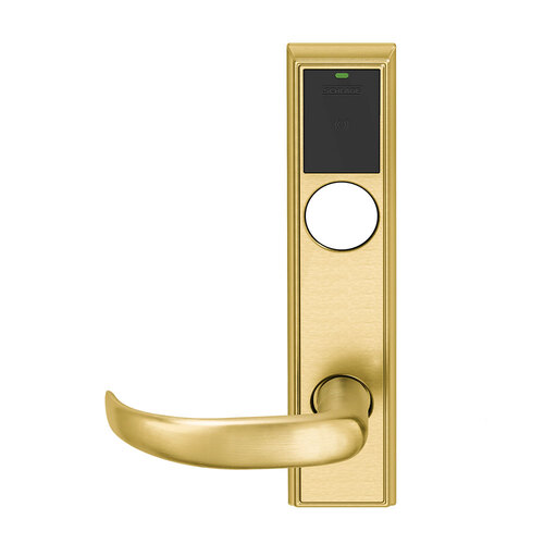 Wireless Mortise Lock Bright Brass