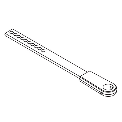 Door Closer Parts Satin Aluminum Clear Anodized