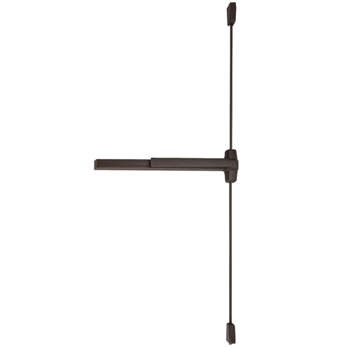 Surface Vertical Rod Exit Device Dark Bronze Anodized Aluminum