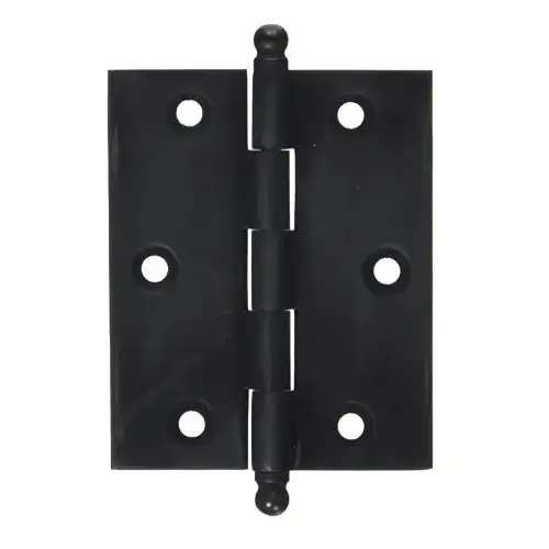 2-1/2" x 2" Cabinet Square Hinge Oil Rubbed Bronze Finish Pair