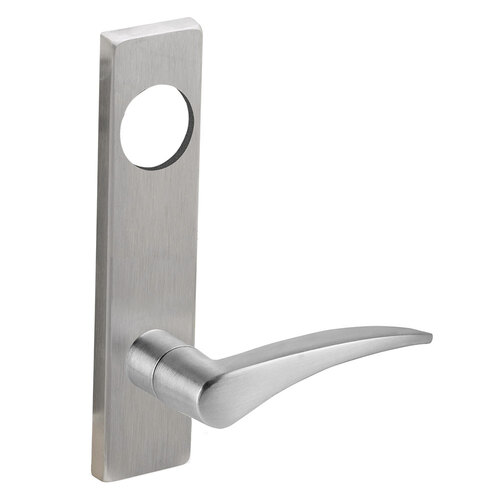 Trim Set with Left Hand 12 Lever L Escutcheon for a L9070, L9080, or L9465 Satin Chrome Finish