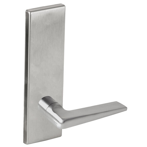 Lock Mortise Trim Set Satin Chrome