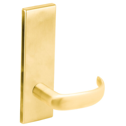 Lock Mortise Trim Set Bright Brass