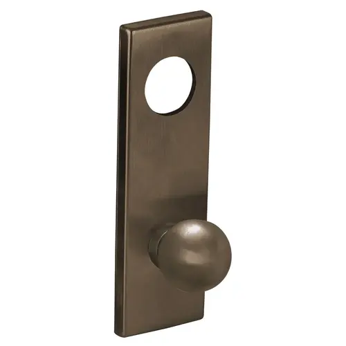 Lock Mortise Trim Set Dark Oxidized Satin Bronze Oil Rubbed