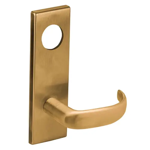 Lock Mortise Trim Set Satin Bronze Clear Coated