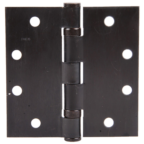 Stanley Security FBB179 4-1/2X4-1/2 10B <p><b>Five Knuckle Ball Bearing Architectural Hinge, Steel, Full Mortise, Standard Weight, 4-1/2" by 4-1/2", Square Corner, Dark Oxidized Satin Bronze Oil Rubbed</b></p> Dark Oxidized Satin Bronze Oil Rubbed