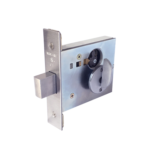 Lock Deadlock Satin Stainless Steel