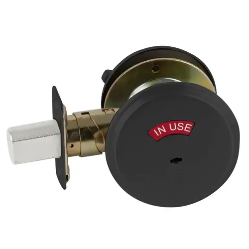 Schlage Commercial B571 622 Grade 2 Occupancy Indicator Deadbolt with 12287 Latch and 10094 Strike Matte Black Finish