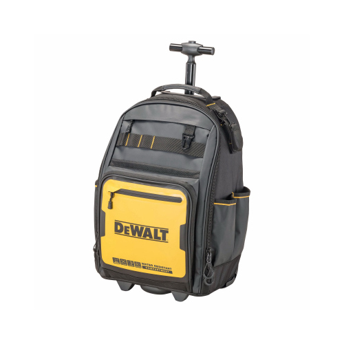 DEWALT DWST560101 Tool Bag Polyester/Tarpaulin Pro Backpack on Wheels 46 pocket Black/Yellow Black/Yellow