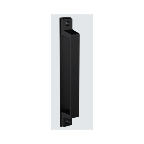 Modern Gate Pull Handle, Weatherguard Coated, Black