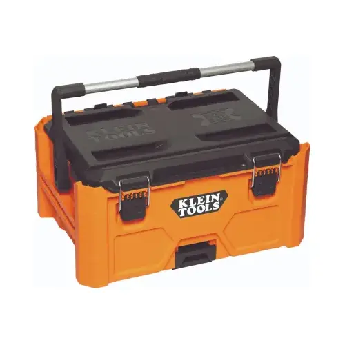 MODbox Toolbox, Medium, 15.5 in W x 22 in L x 11.7 in H, Impact Resistant Polymers, Orange