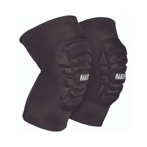 Lightweight Knee Pad Sleeve, Slip On, Black, L/XL