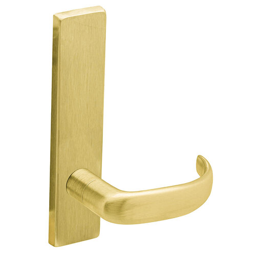 Trim Set with 17 Lever L Escutcheon for a L9010 Satin Brass Finish