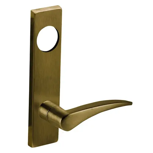 Lock Lock Parts Satin Brass Blackened Satin Relieved Clear Coated