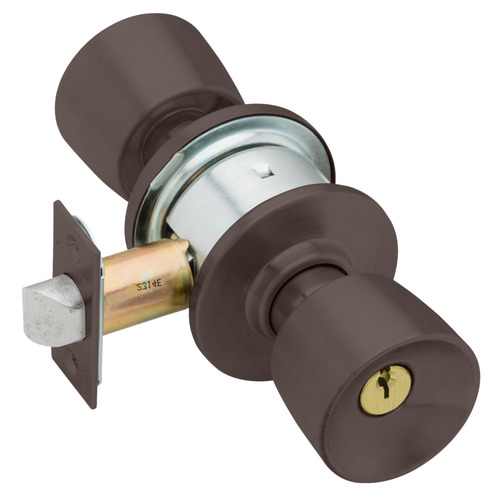 A Series Entry Tulip Lock C Keyway with 11096 Latch 10001 Strike Oil Rubbed Bronze Finish