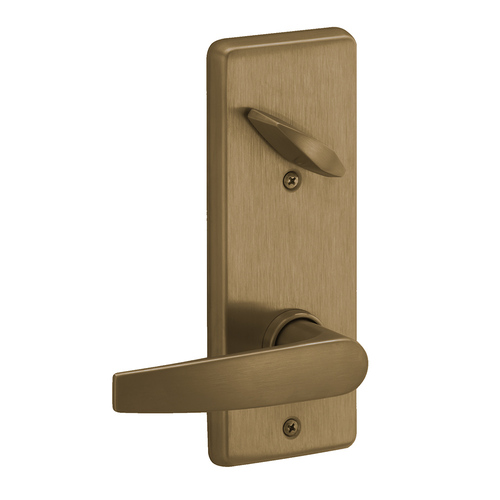 S200 Series Interconnected Entry Single Locking Jupiter Lever C Keyway with 16-481 Latch 10-109 Strike Antique Brass Finish