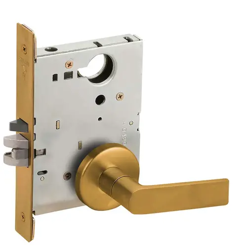 Exit Mortise Lock with 01 Lever and B Rose Satin Bronze Finish