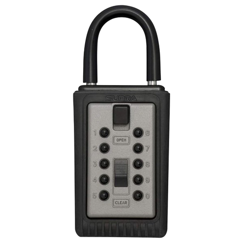 Keysafe Portable 3-Key, Pushbutton, Titanium