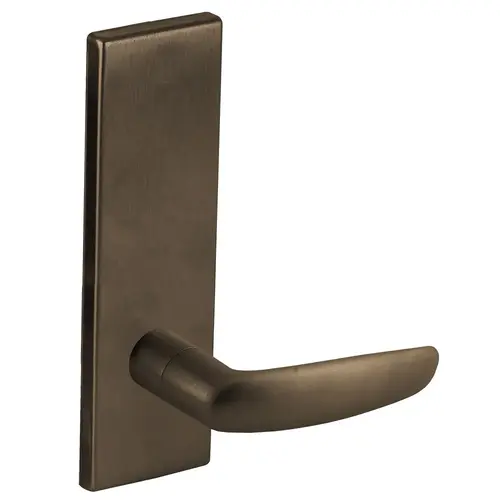 Lock Mortise Trim Set Dark Oxidized Satin Bronze Oil Rubbed