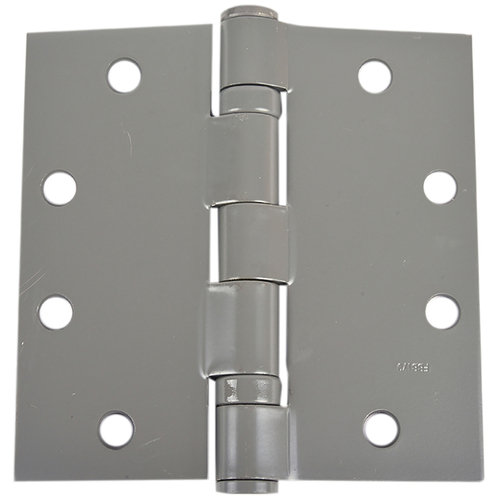 Stanley Security FBB179 4-1/2X4-1/2 P <p><b>Five Knuckle Ball Bearing Architectural Hinge, Steel, Full Mortise, Standard Weight, 4-1/2" by 4-1/2", Square Corner, Primed for Painting</b></p> Primed for Painting