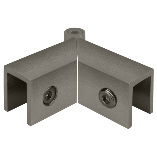 CRL S0GC91CH Chrome Adjustable "Sleeve Over" Glass Clamp