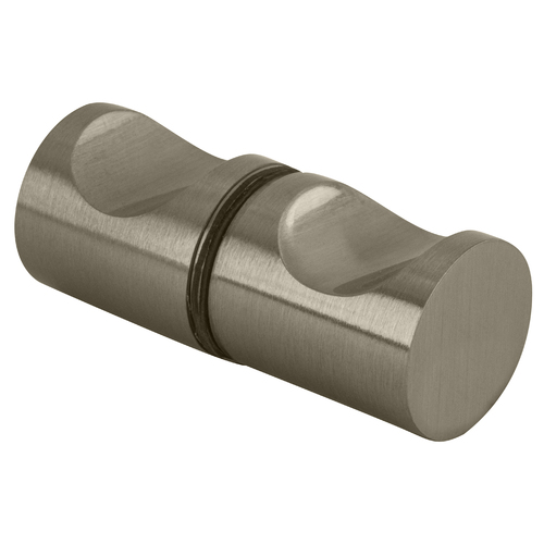 Brushed Nickel Back-to-Back E-Z Grip Style Knobs
