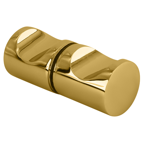 Polished Brass Back-to-Back E-Z Grip Style Knobs
