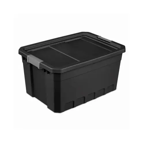 19 Gal./72L Black Stacker Storage Tote