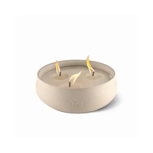 Triple Wick Citronella Candle, Concrete Base, 24 oz.