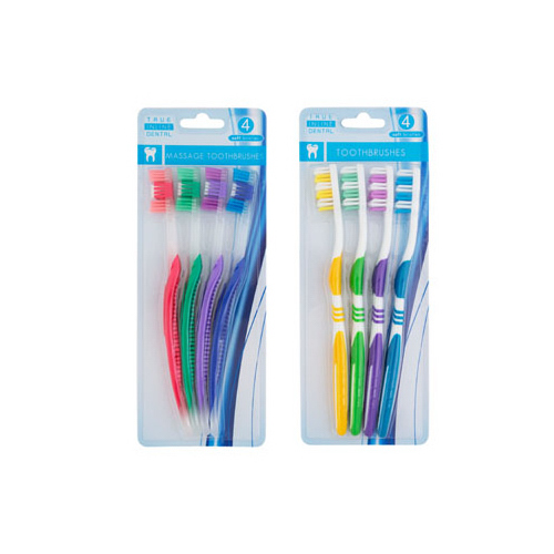 Regent Products G147234 Adult Toothbrush  pack of 4