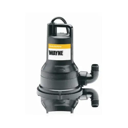 Submersible Utility Pump, 1/3 HP